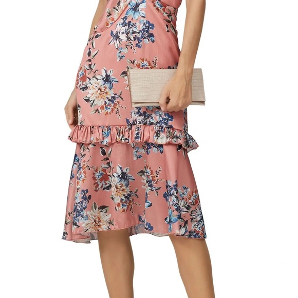 Sondra Roberts Taupe Coco Flap Women's Clutch Beige $150 Retail - Picture 2 of 11